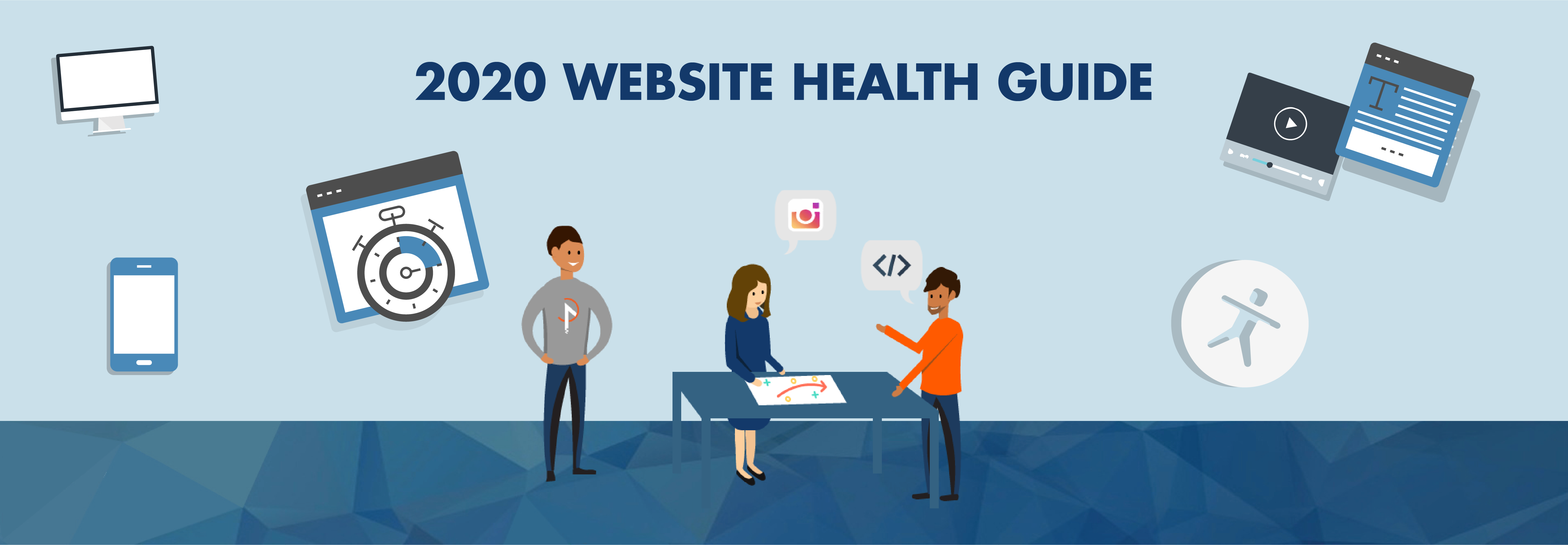 SEO, Website health graphic